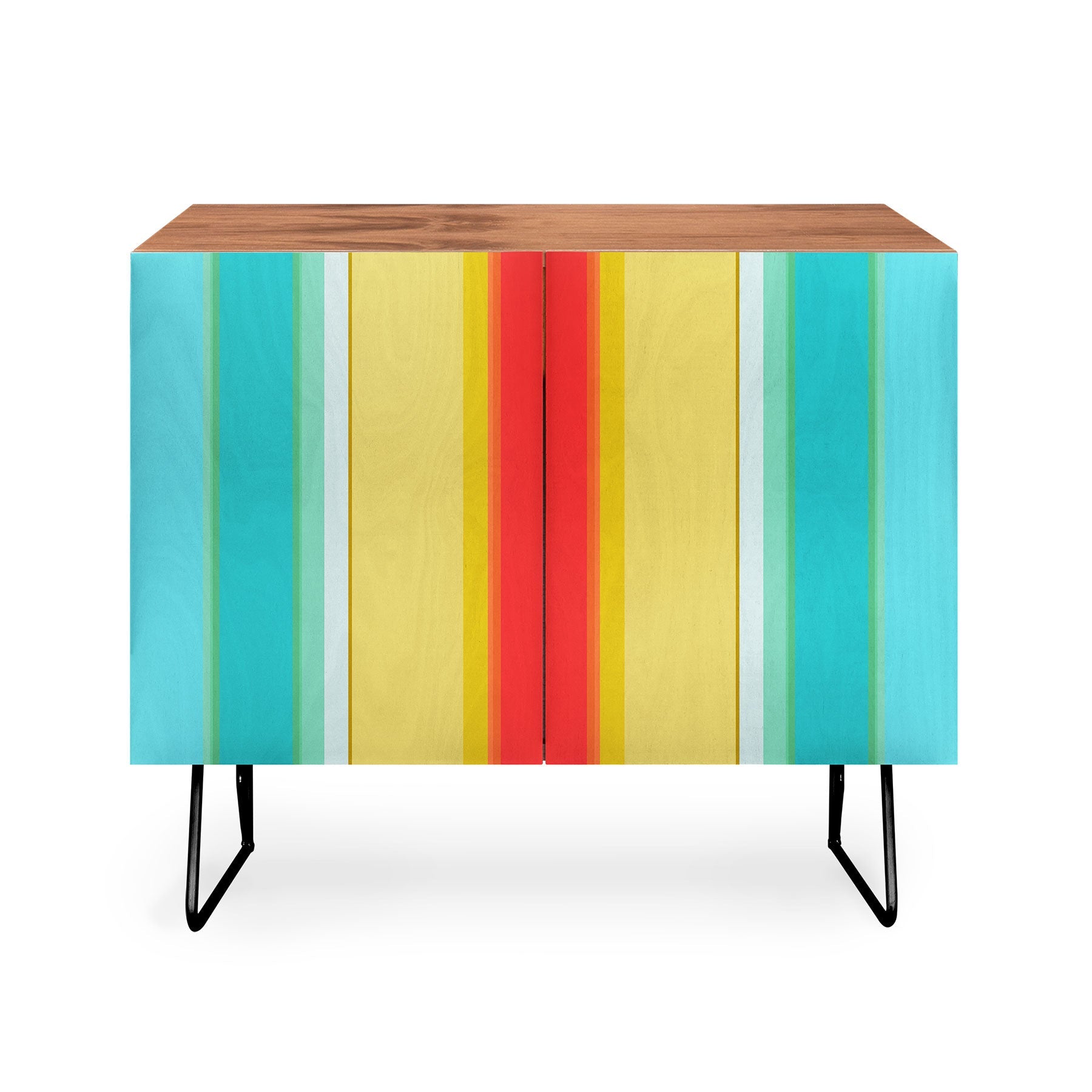 Sharon Turner deckchair stripe Credenza