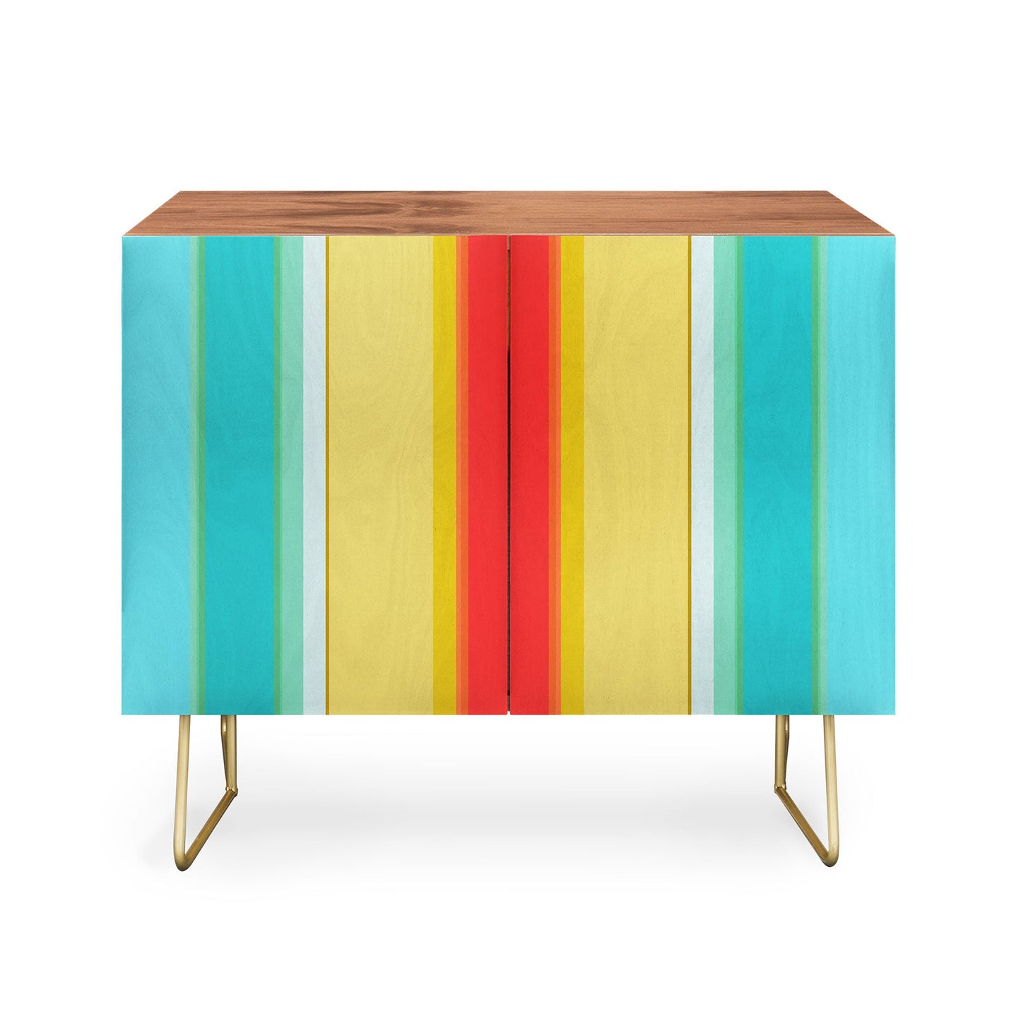 Sharon Turner deckchair stripe Credenza