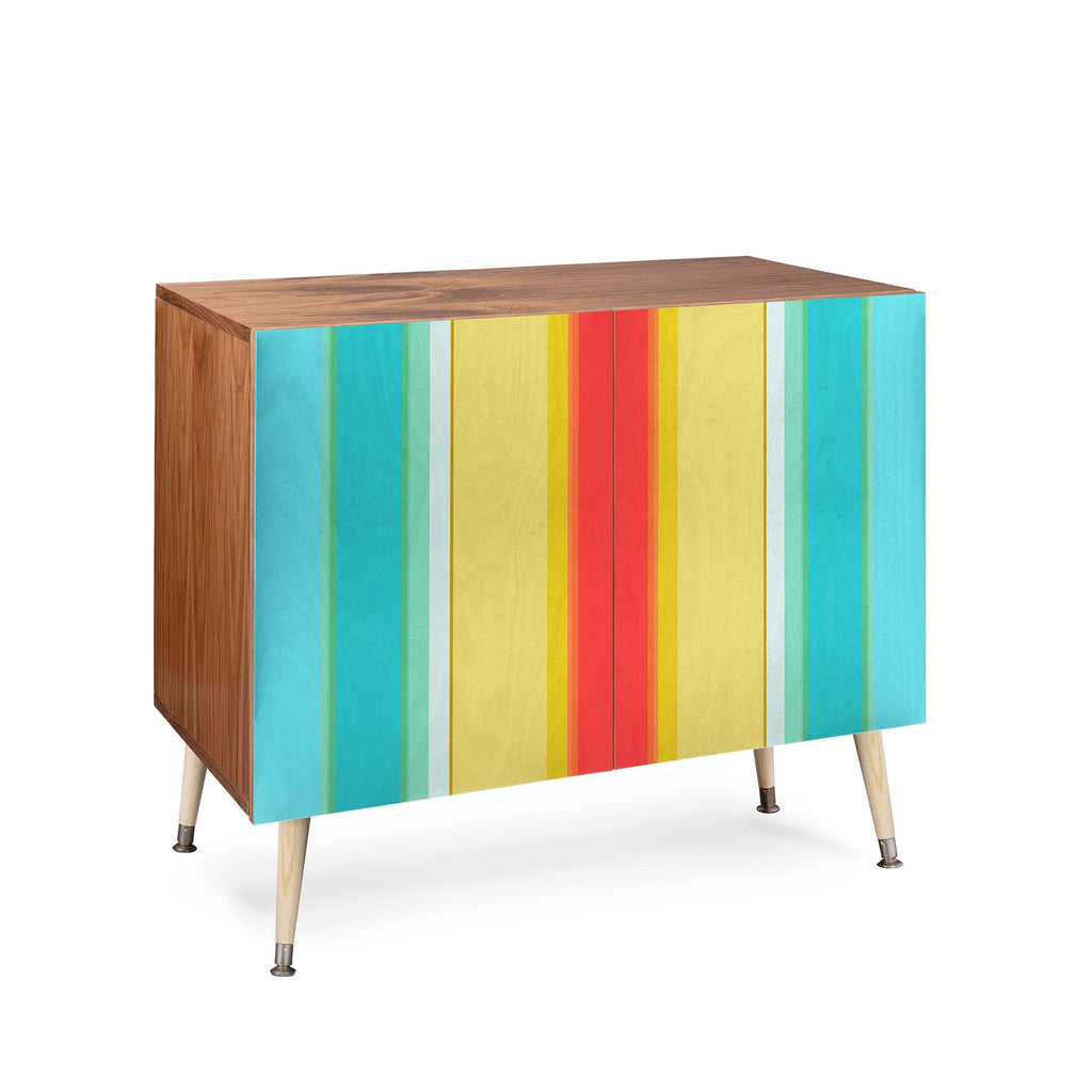 Sharon Turner deckchair stripe Credenza