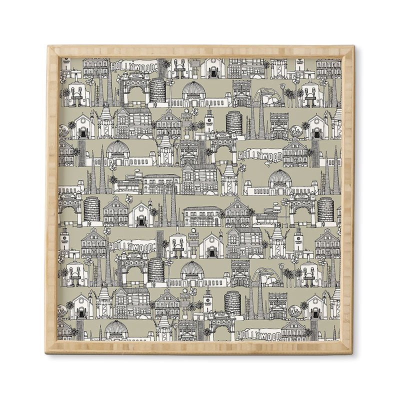 Sharon Turner Los Angeles Linen Framed Wall Art