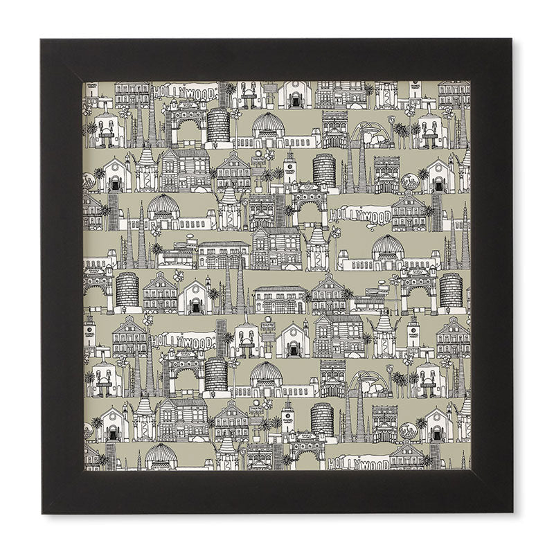 Sharon Turner Los Angeles Linen Framed Wall Art