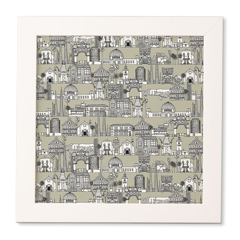 Sharon Turner Los Angeles Linen Framed Wall Art
