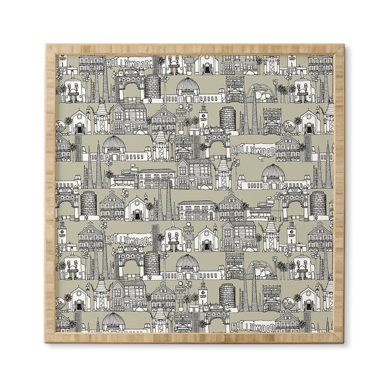 Sharon Turner Los Angeles Linen Framed Wall Art