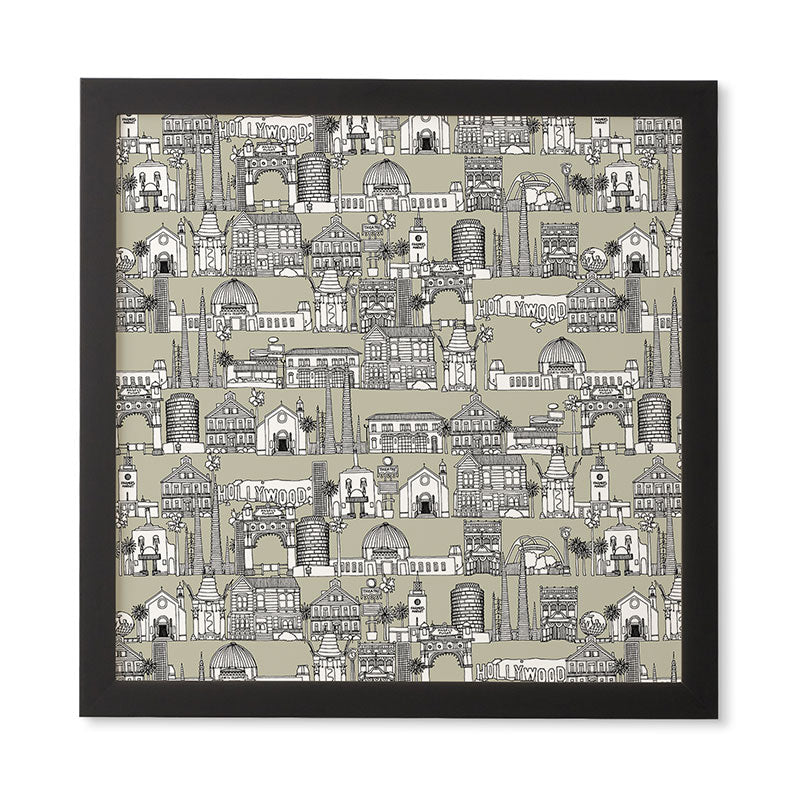 Sharon Turner Los Angeles Linen Framed Wall Art