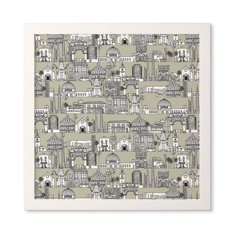 Sharon Turner Los Angeles Linen Framed Wall Art