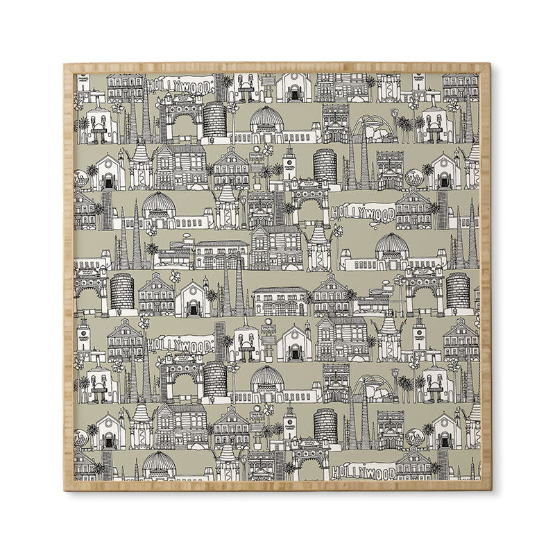 Sharon Turner Los Angeles Linen Framed Wall Art