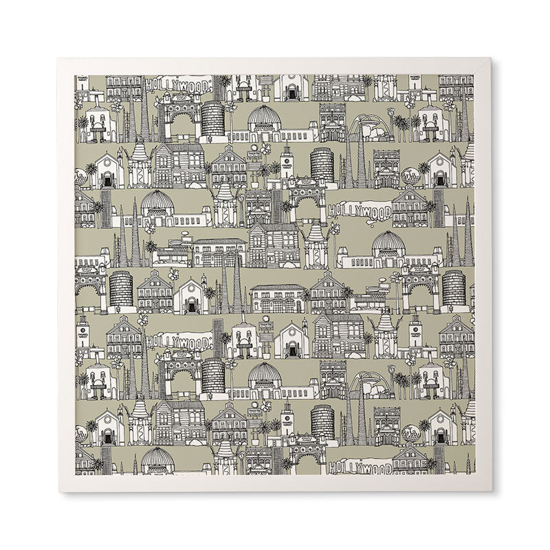 Sharon Turner Los Angeles Linen Framed Wall Art