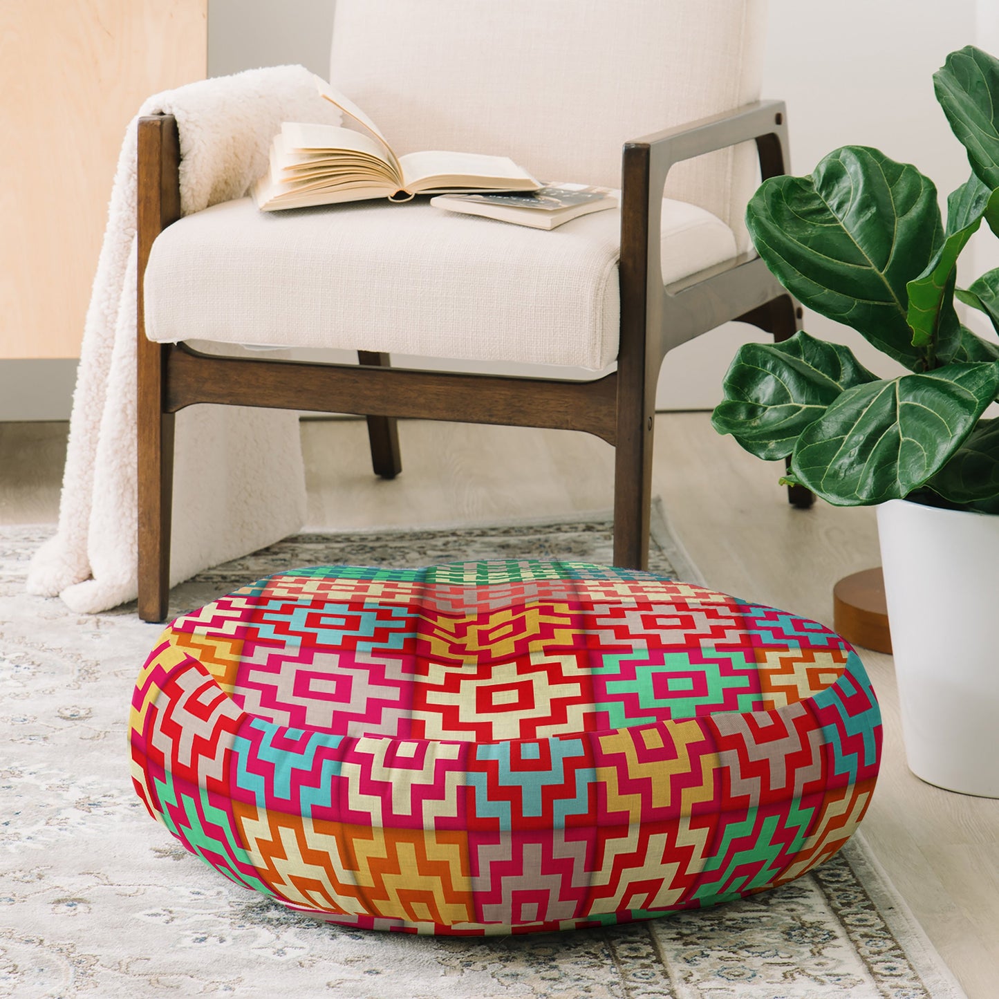 Sharon Turner Marrakech Floor Pillow Round