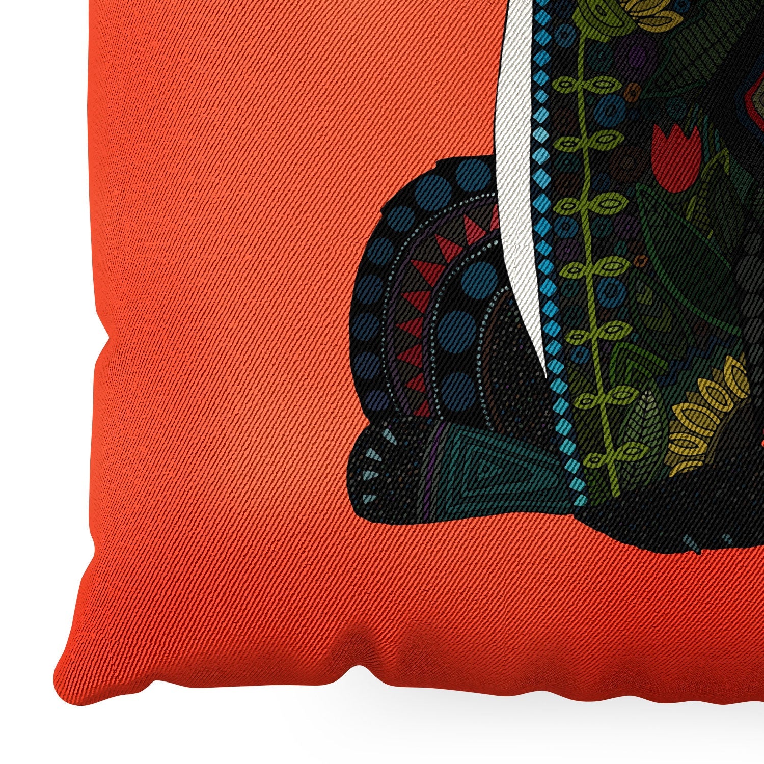 Sharon Turner panda Floor Pillow Square