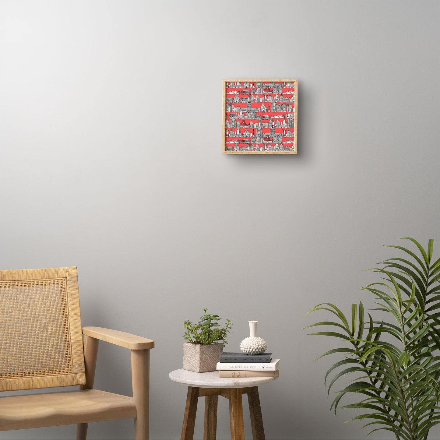 Sharon Turner San Francisco Coral Framed Wall Art