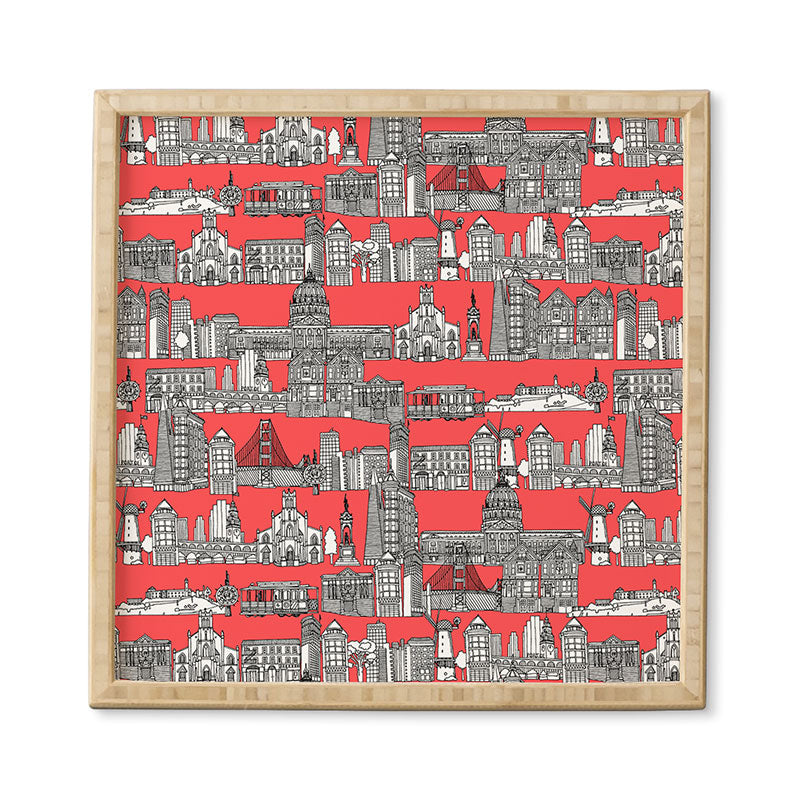 Sharon Turner San Francisco Coral Framed Wall Art