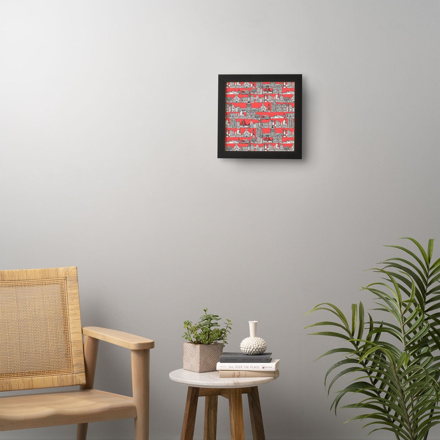Sharon Turner San Francisco Coral Framed Wall Art