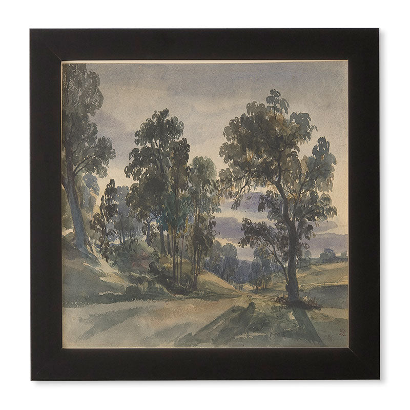 Shopability A Parkland View at Dusk Framed Wall Art