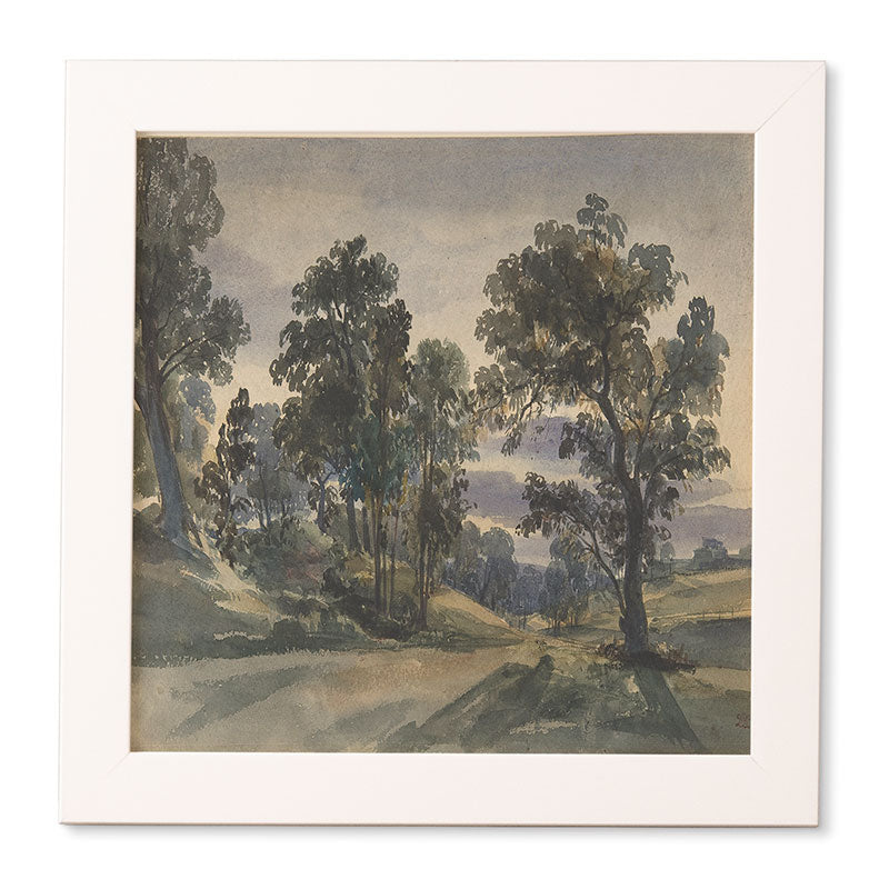 Shopability A Parkland View at Dusk Framed Wall Art