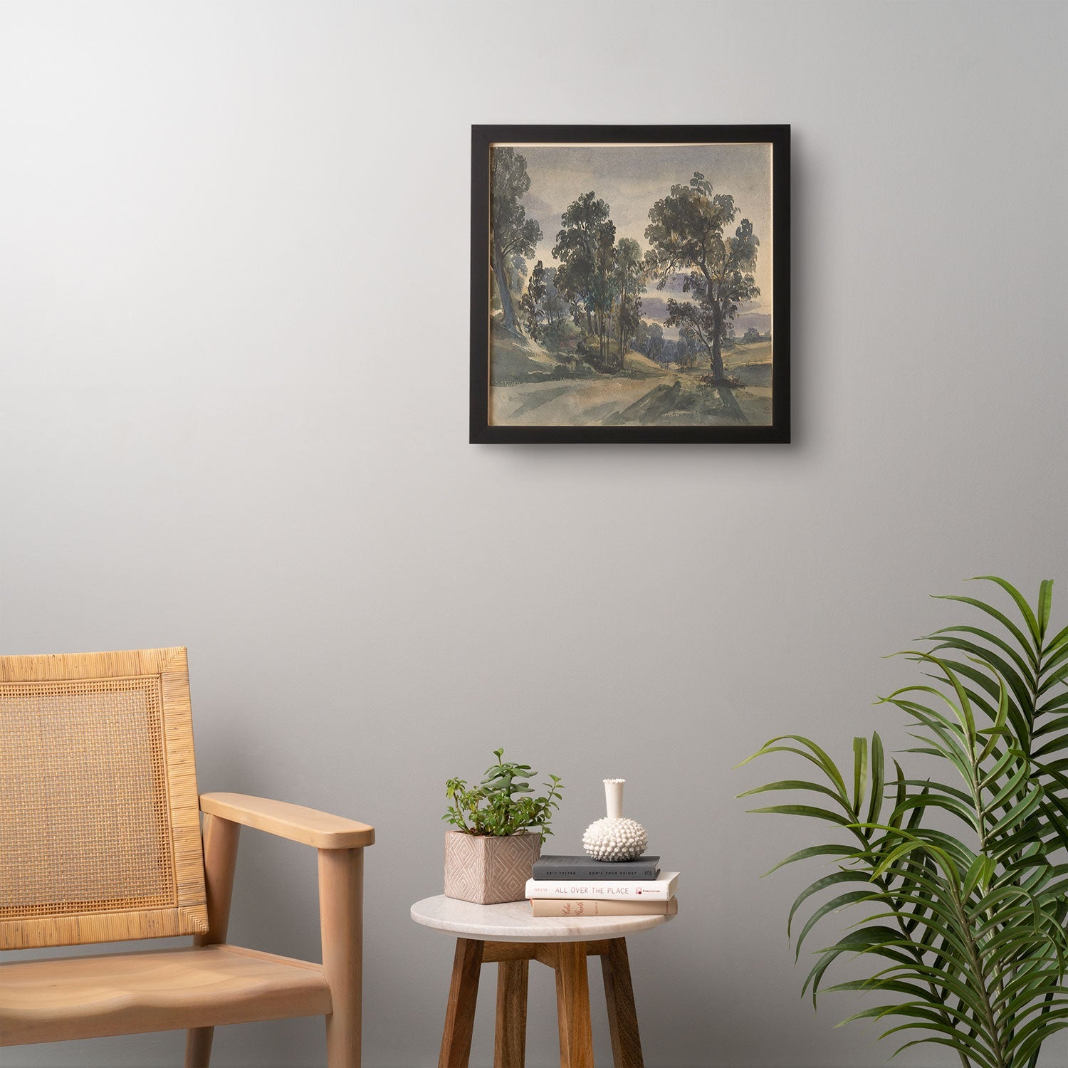 Shopability A Parkland View at Dusk Framed Wall Art