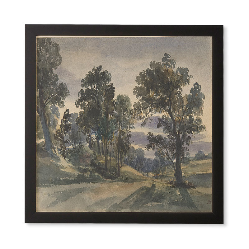 Shopability A Parkland View at Dusk Framed Wall Art