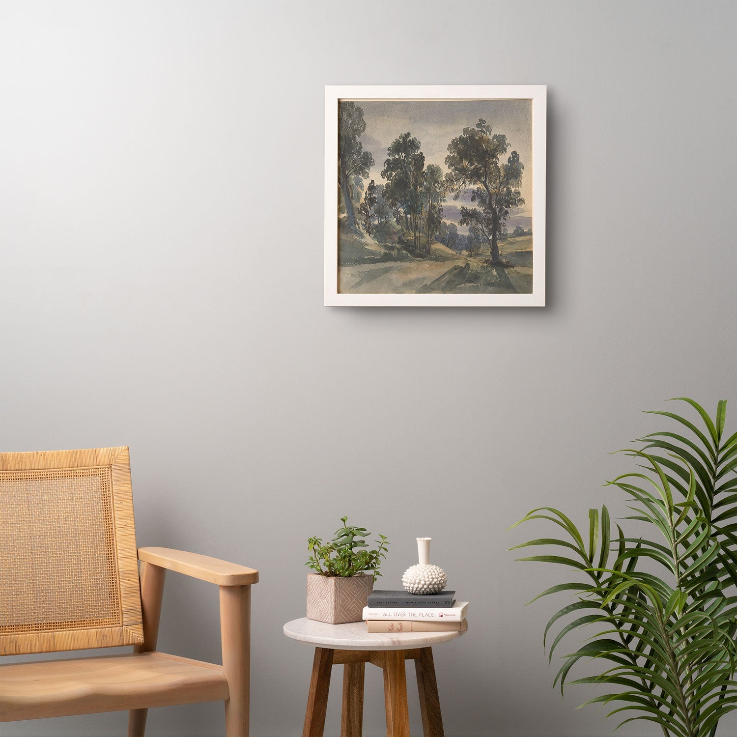 Shopability A Parkland View at Dusk Framed Wall Art