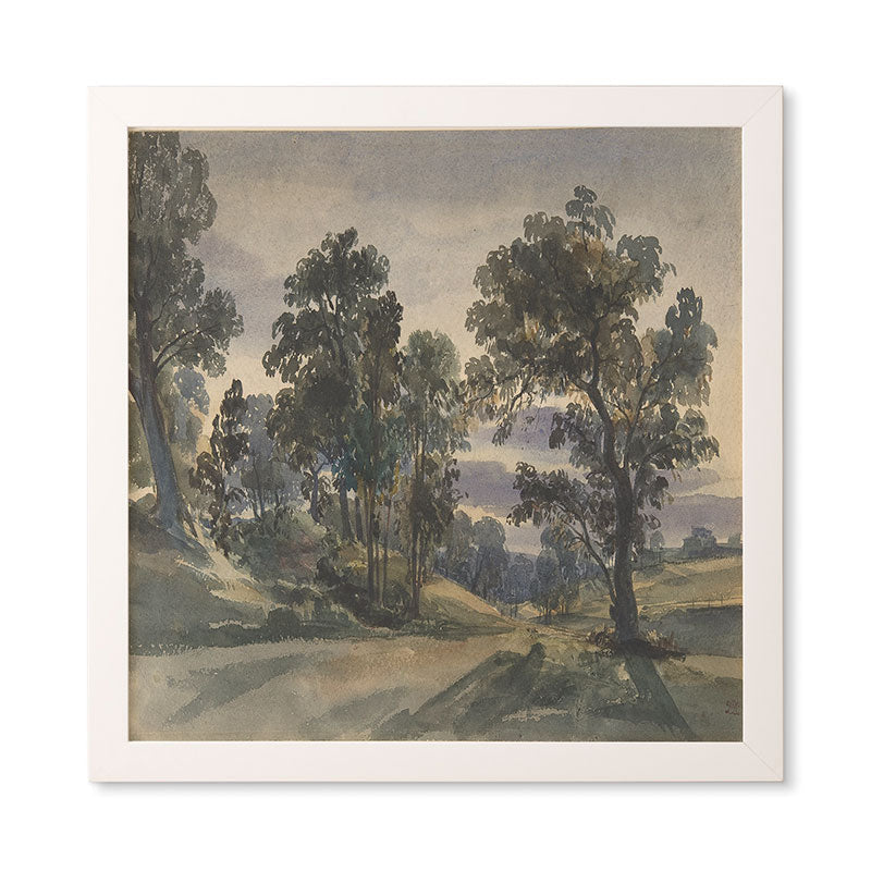 Shopability A Parkland View at Dusk Framed Wall Art