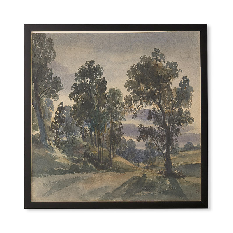 Shopability A Parkland View at Dusk Framed Wall Art