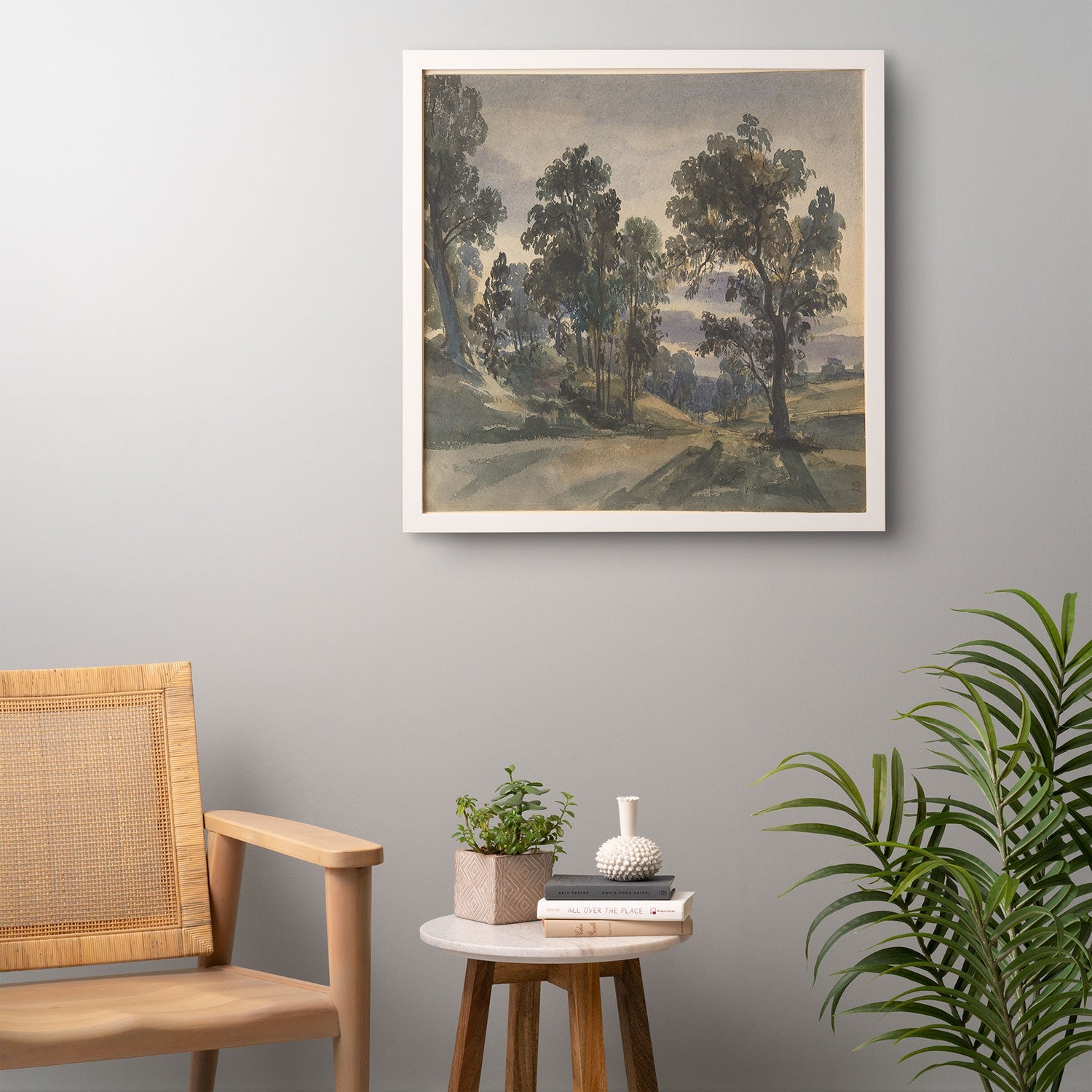 Shopability A Parkland View at Dusk Framed Wall Art