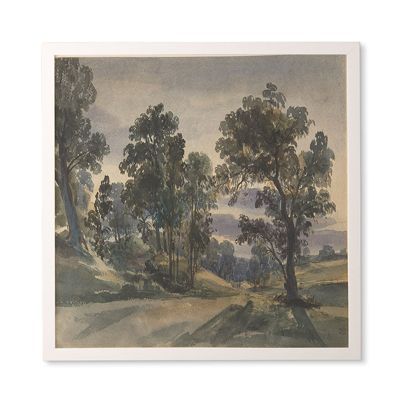 Shopability A Parkland View at Dusk Framed Wall Art