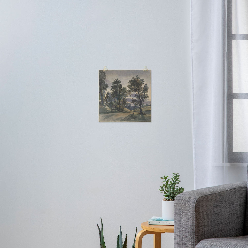 Shopability A Parkland View at Dusk Art Print