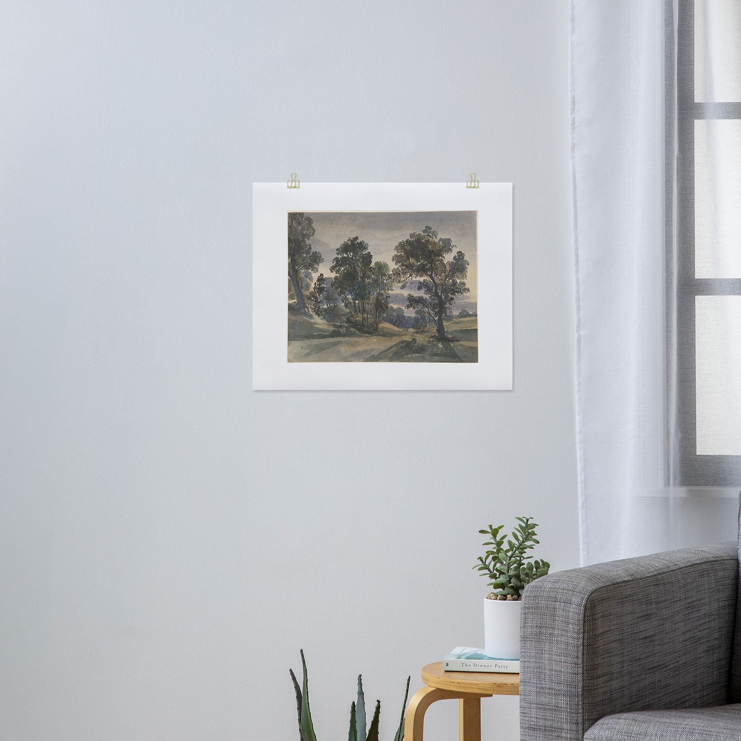 Shopability A Parkland View at Dusk Art Print