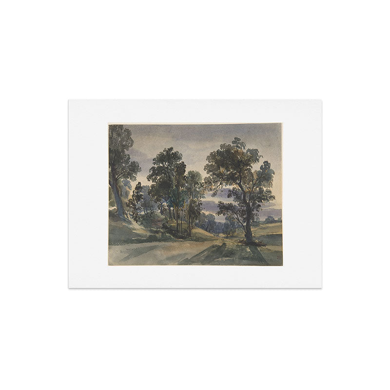 Shopability A Parkland View at Dusk Art Print