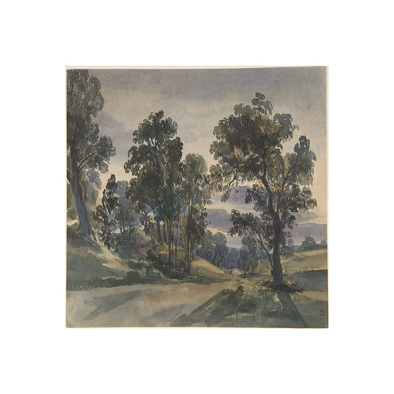 Shopability A Parkland View at Dusk Art Print