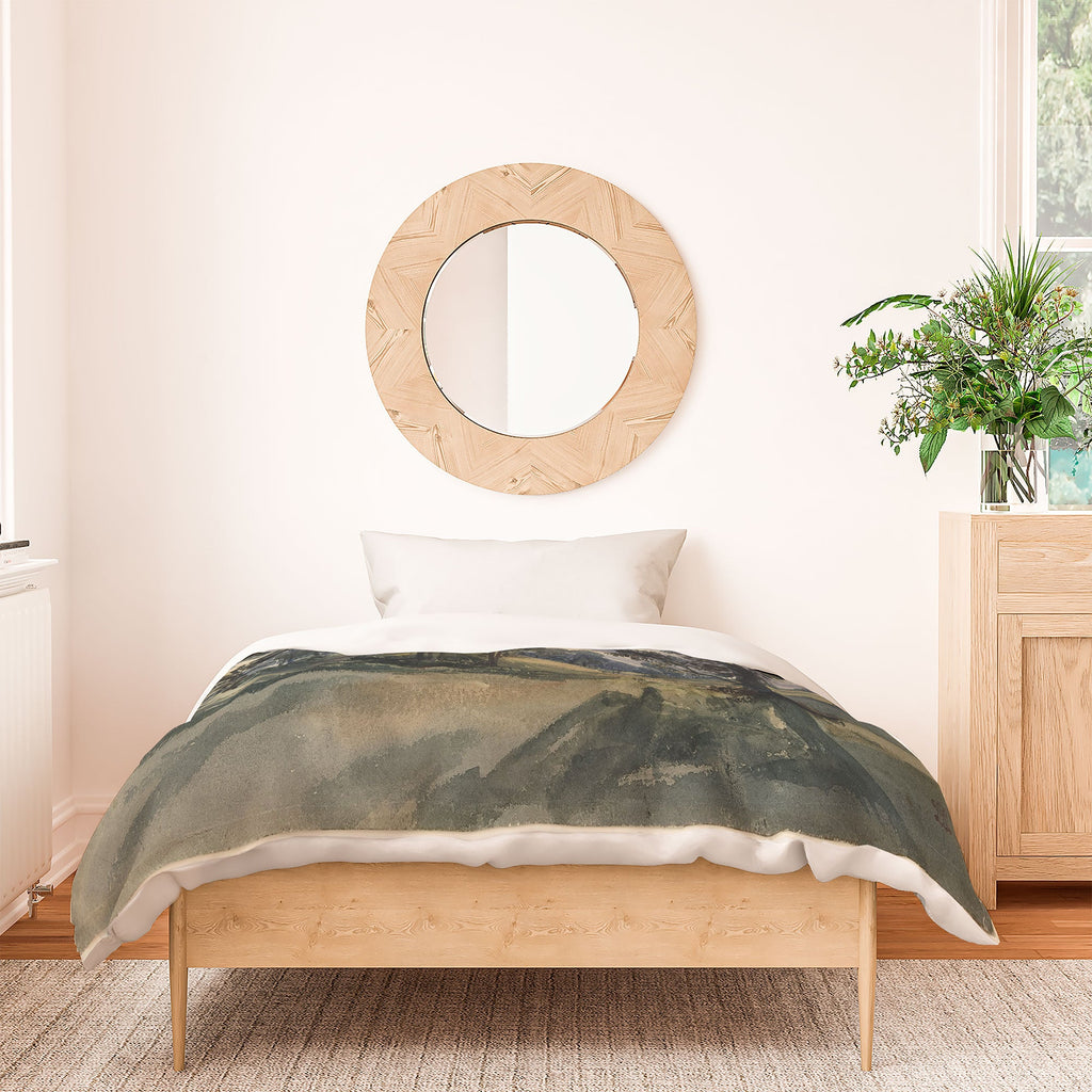 Shopability A Parkland View at Dusk Duvet Cover