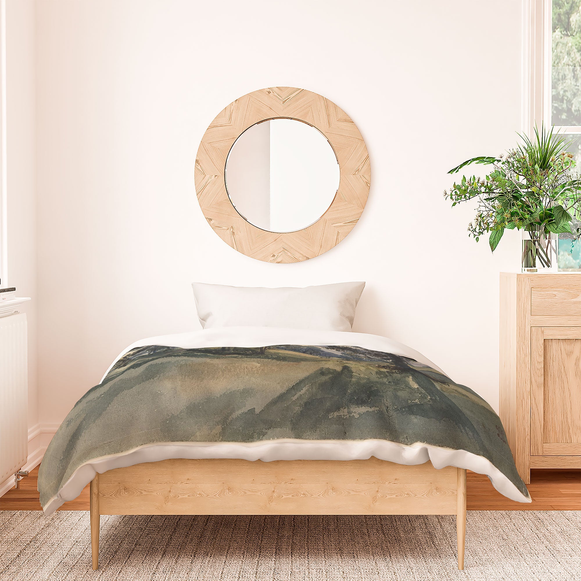 Shopability A Parkland View at Dusk Duvet Cover