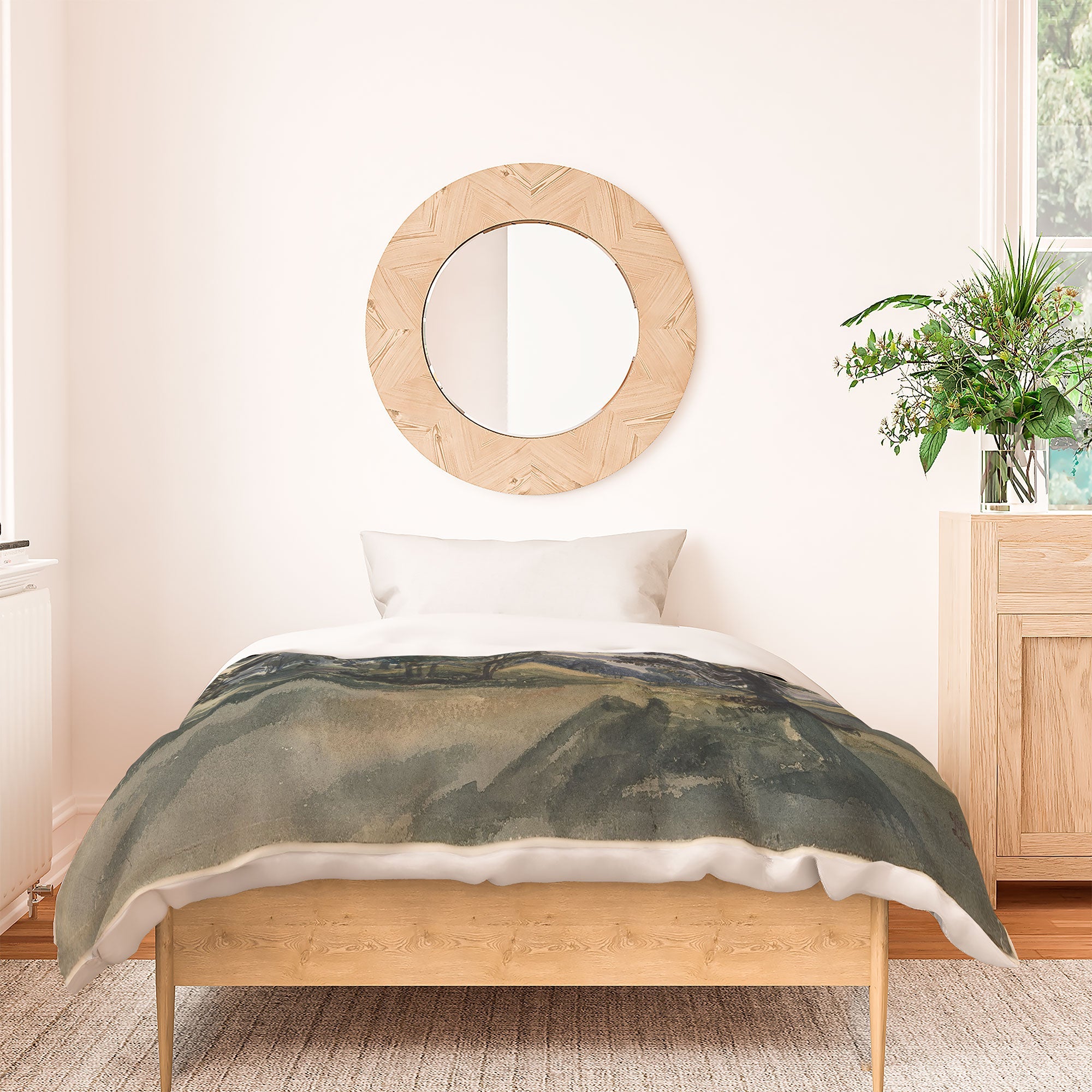 Shopability A Parkland View at Dusk Duvet Cover