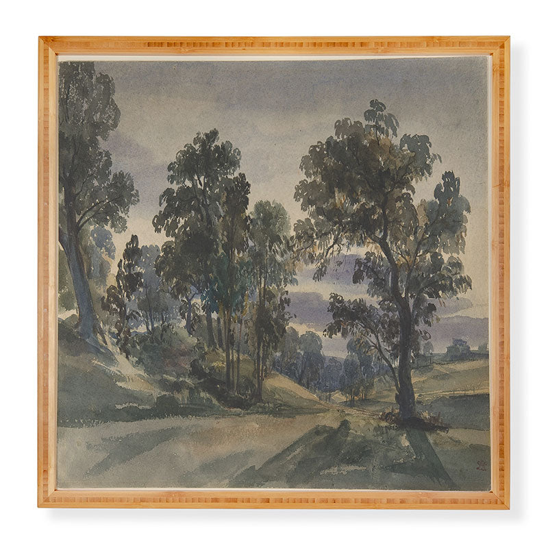 Shopability A Parkland View at Dusk Framed Wall Art