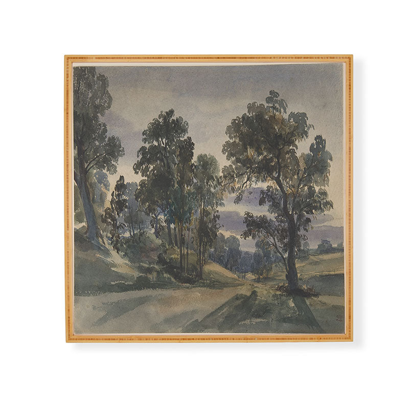 Shopability A Parkland View at Dusk Framed Wall Art