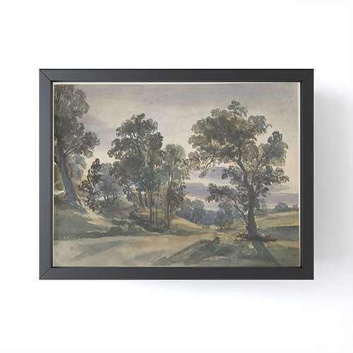 Shopability A Parkland View at Dusk Framed Mini Art Print