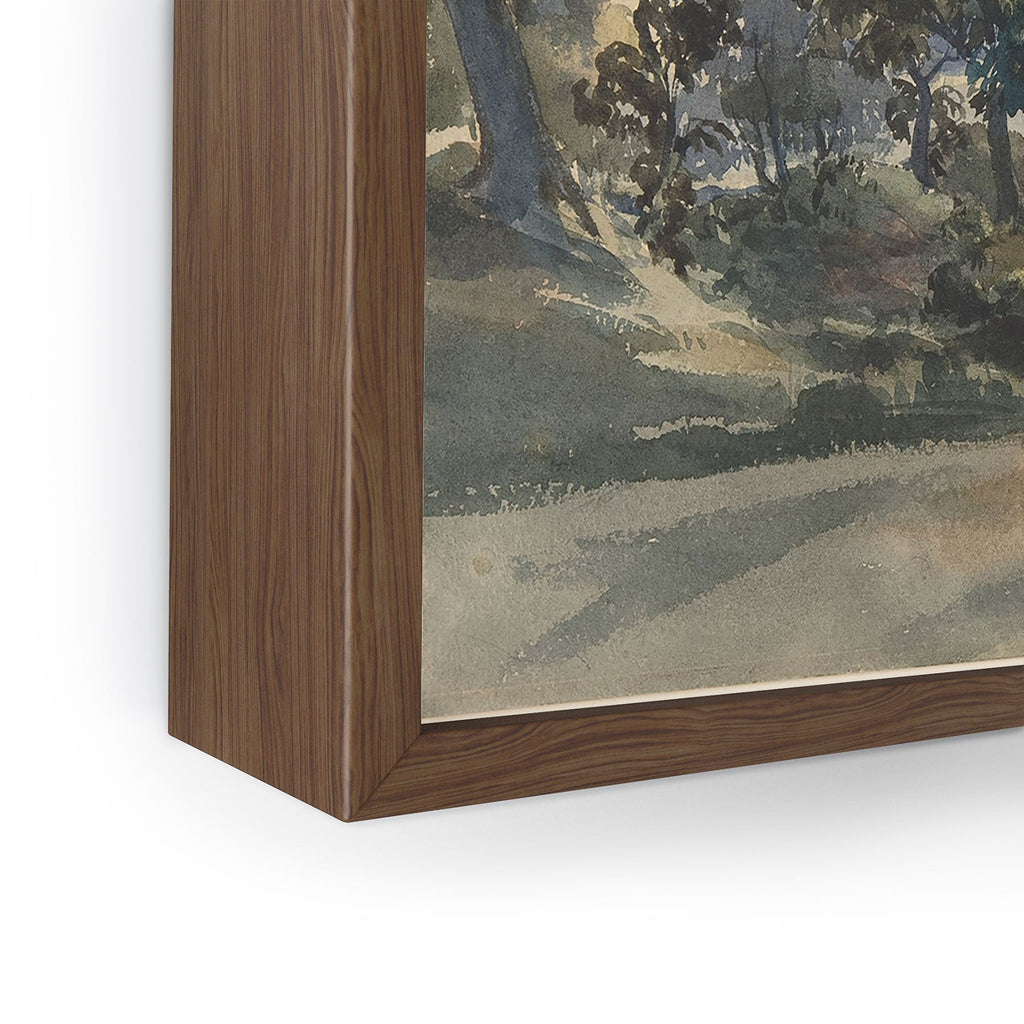 Shopability A Parkland View at Dusk Framed Mini Art Print