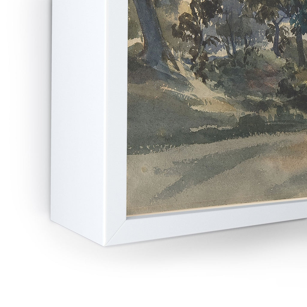 Shopability A Parkland View at Dusk Framed Mini Art Print