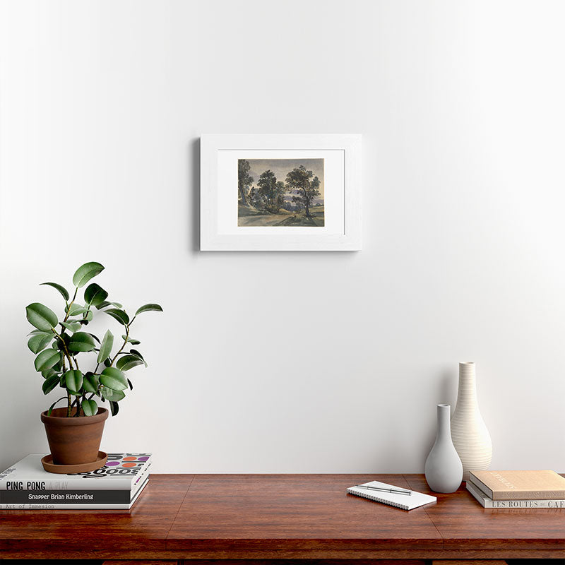 Shopability A Parkland View at Dusk Framed Art Print