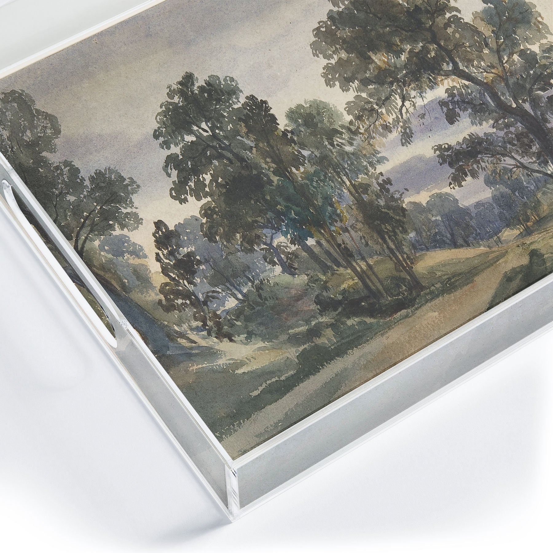 Shopability A Parkland View at Dusk Acrylic Tray