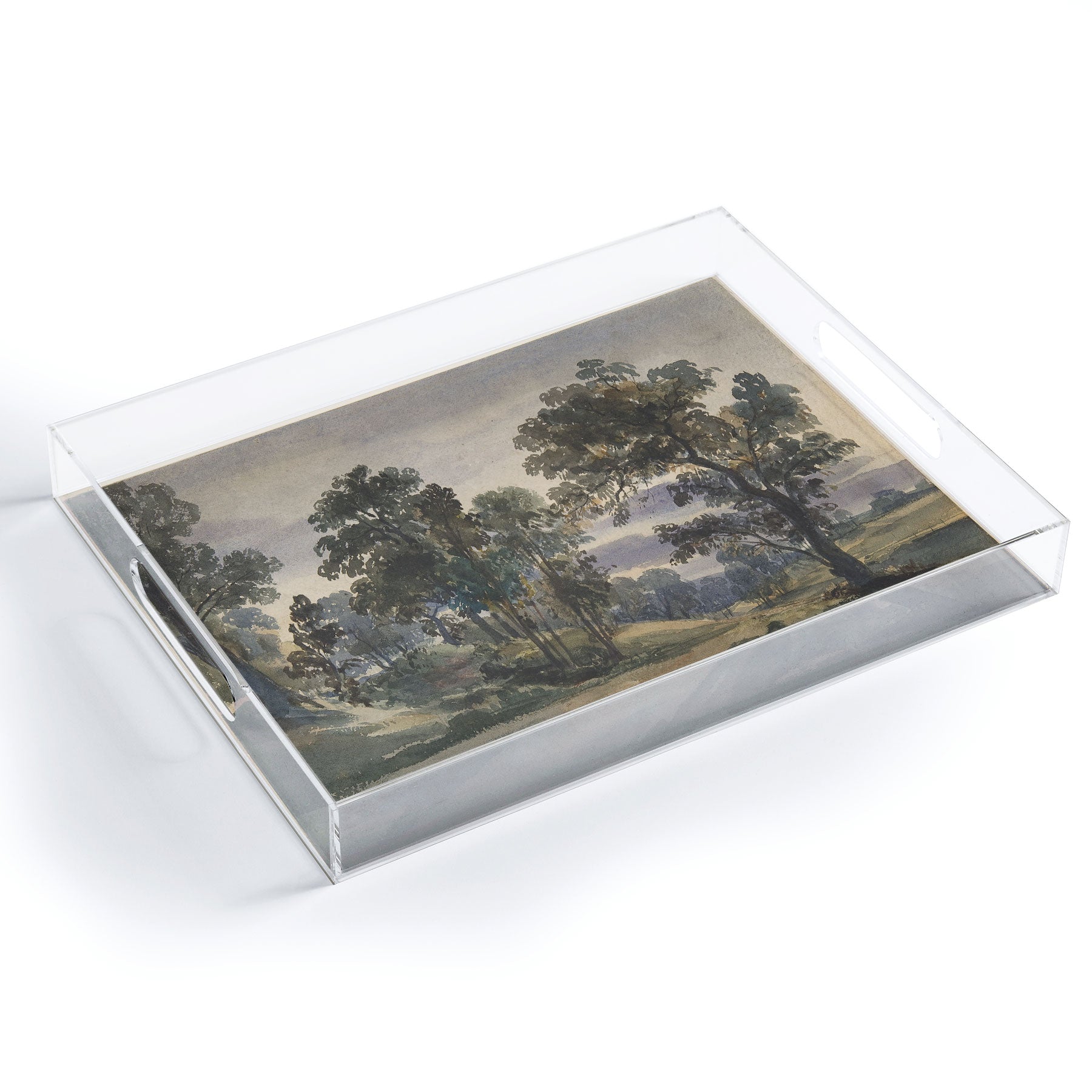 Shopability A Parkland View at Dusk Acrylic Tray