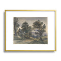 Shopability A Parkland View at Dusk Metal Framed Art Print