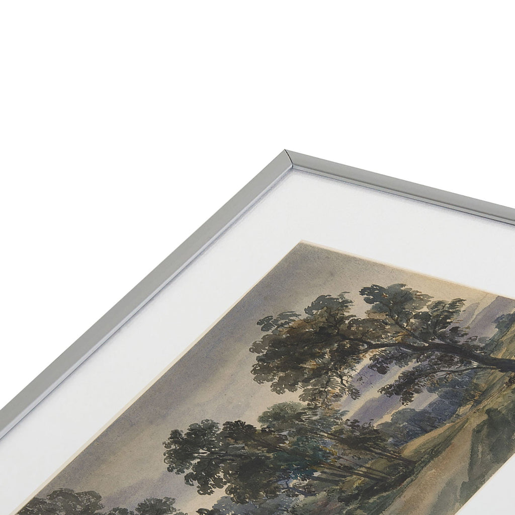 Shopability A Parkland View at Dusk Metal Framed Art Print