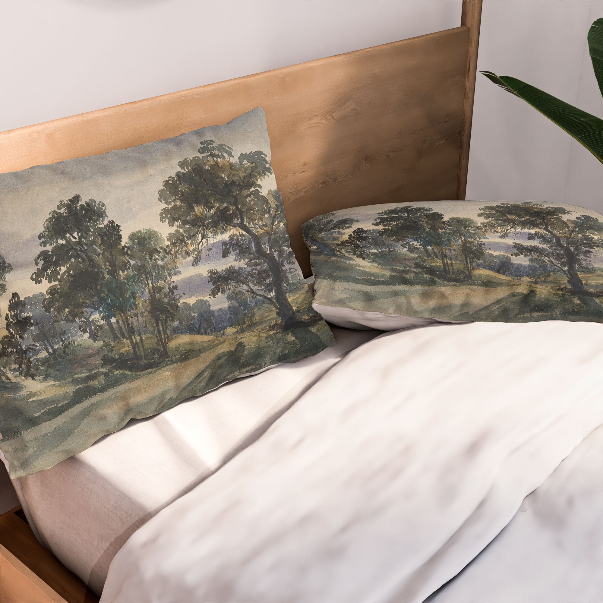 Shopability A Parkland View at Dusk Pillow Shams