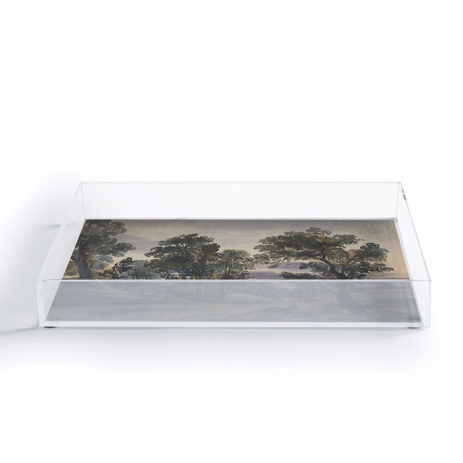 Shopability A Parkland View at Dusk Acrylic Tray