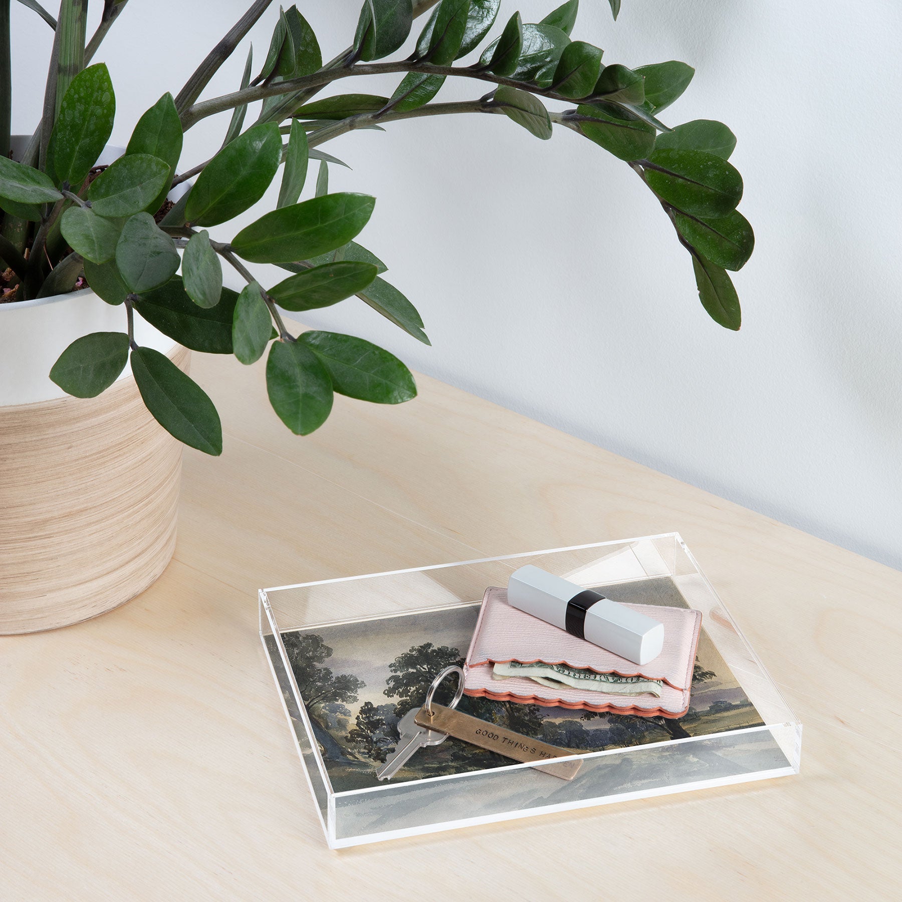 Shopability A Parkland View at Dusk Acrylic Tray