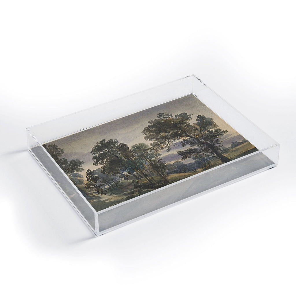 Shopability A Parkland View at Dusk Acrylic Tray