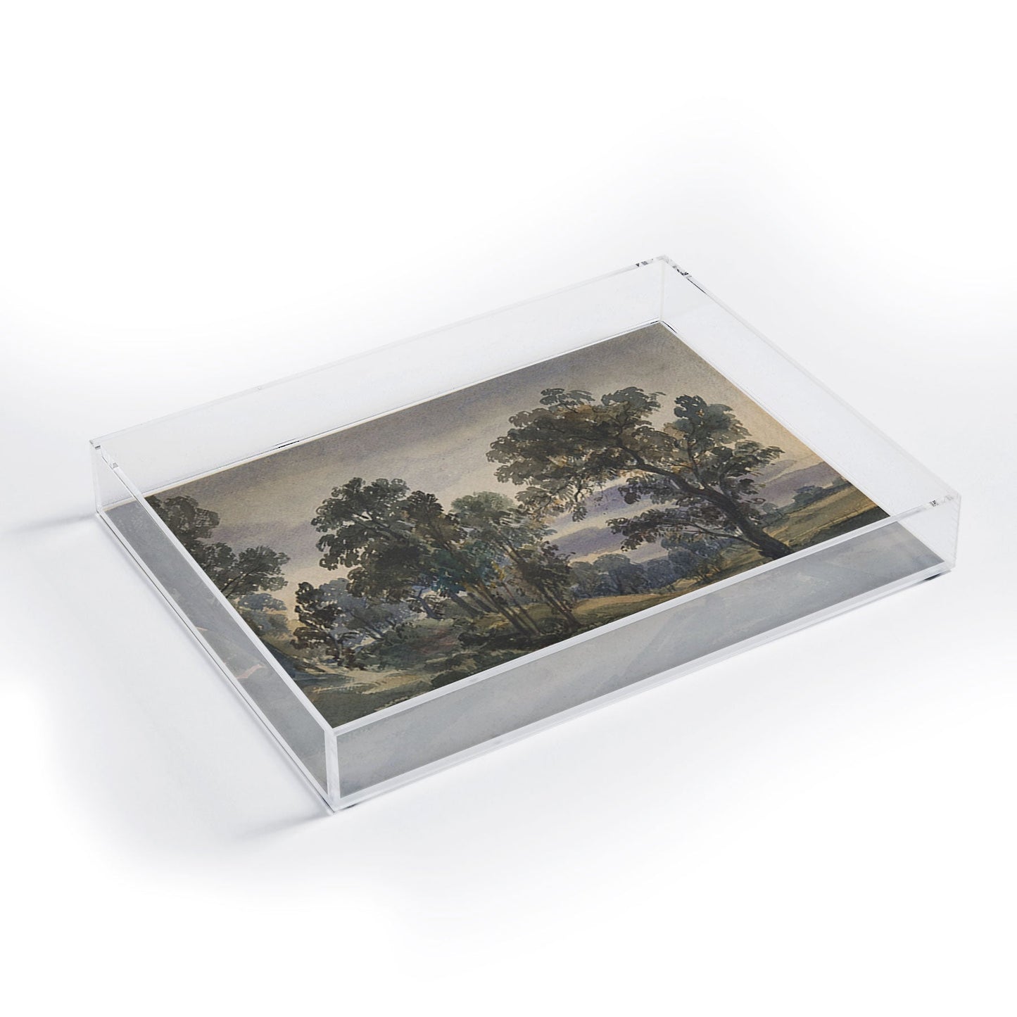 Shopability A Parkland View at Dusk Acrylic Tray