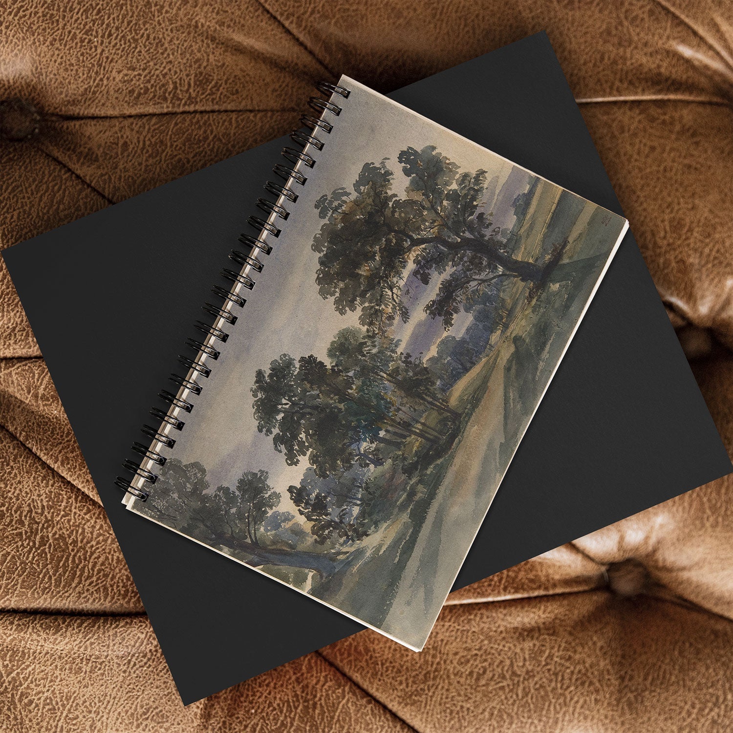 Shopability A Parkland View at Dusk Spiral Notebook
