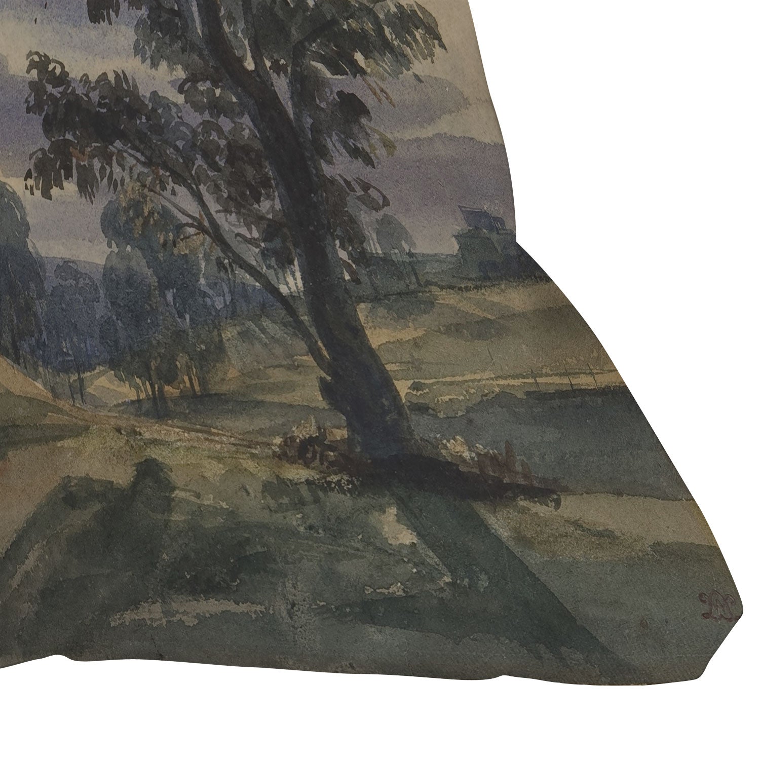 Shopability A Parkland View at Dusk Throw Pillow