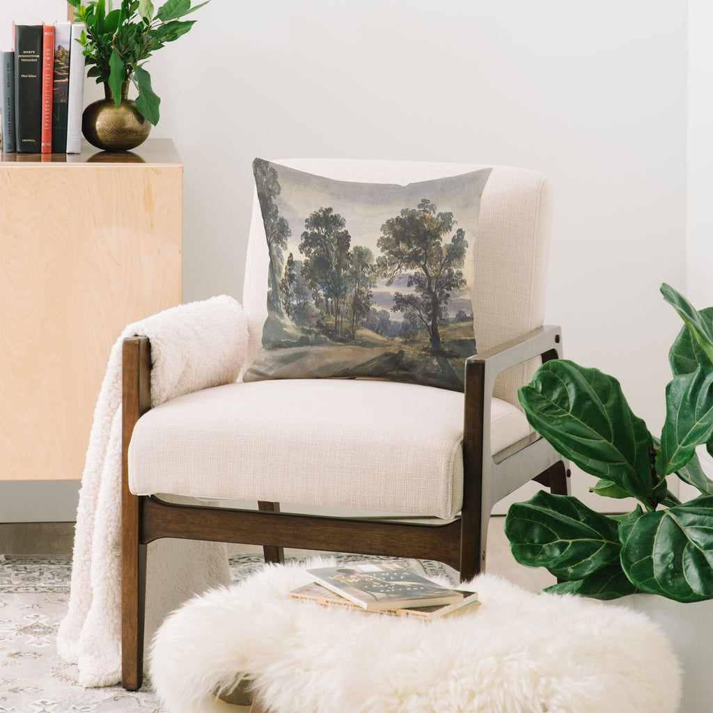 Shopability A Parkland View at Dusk Throw Pillow